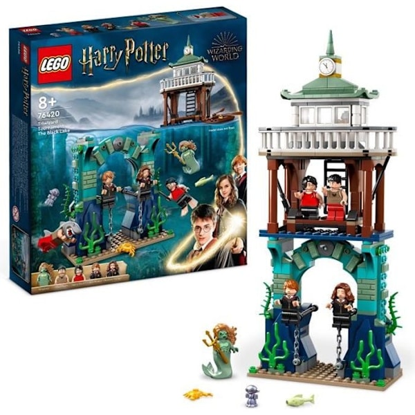 LEGO® Harry Potter 76420 Triwizard-turneringen: Den sorte sø, legetøj med båd og 5 minifigurer Svart