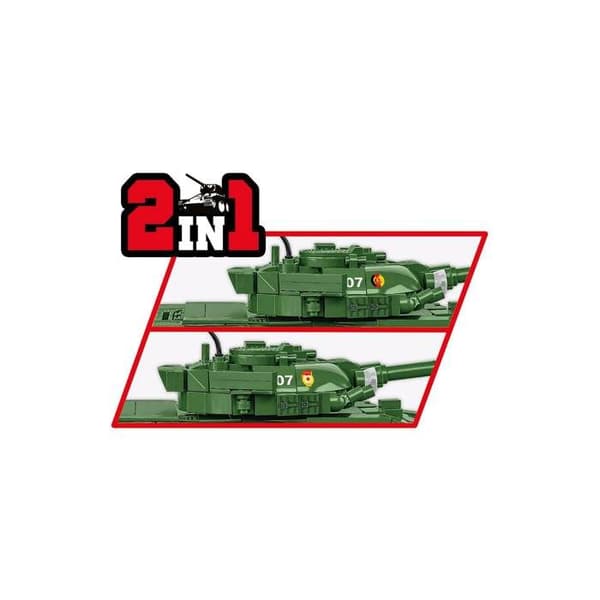 Maquette - COBI - T-72 - Grön - Plast - Att montera själv