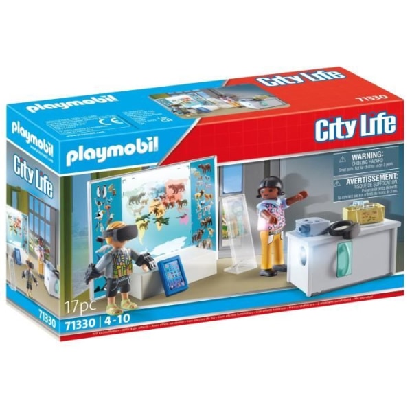 PLAYMOBIL - Klasseværelse med augmented reality - Byliv - Skole - 17 stk Flerfärgad