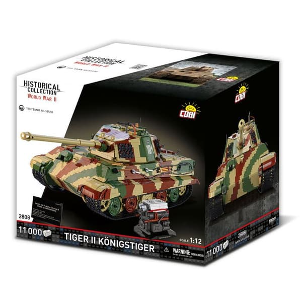 COBI 2808 - TIGER II KÖNIGSTIGER - RAKENNUSLEIKKI - MAASTOVÄRI
