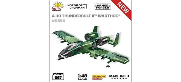 Maquette - COBI - A10 THUNDERBOLT II WARTHOG - 585 dele - Plastik - At samle selv