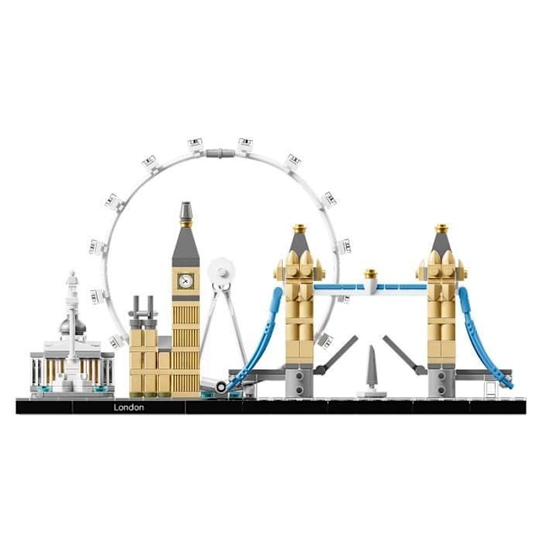LEGO® Architecture 21034 - London - 468 dele - Fra 12 år og opefter - Blandet - Brun kastanj