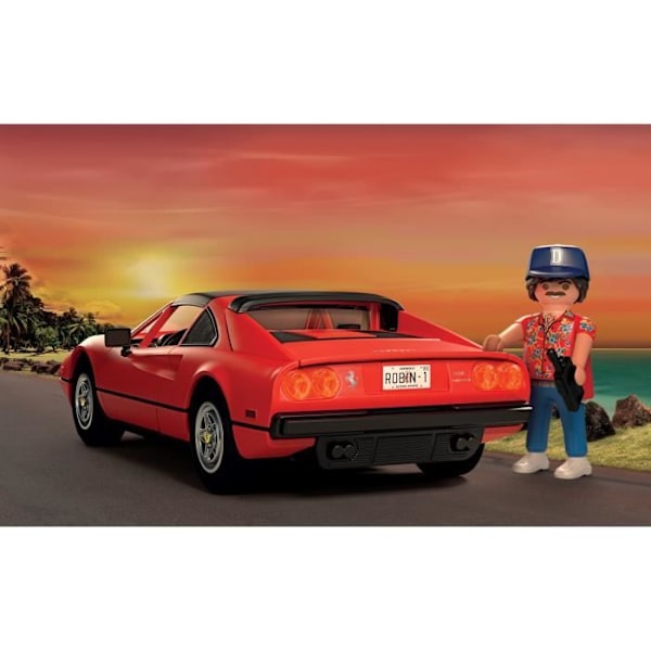 PLAYMOBIL 71343 Magnum Ferrari 308GT, Keräilyauto, Klassiset autot, 48 kpl Flerfärgad