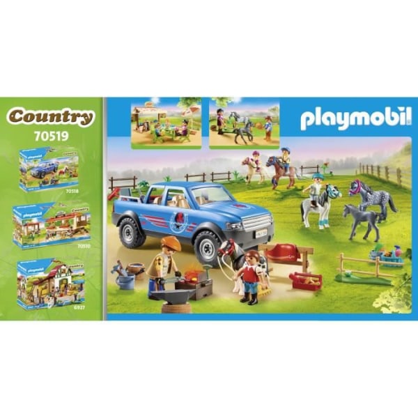 PLAYMOBIL - 70519 - Poniklubikahvila - 77 kpl - Lapsille yli 4-vuotiaille Flerfärgad