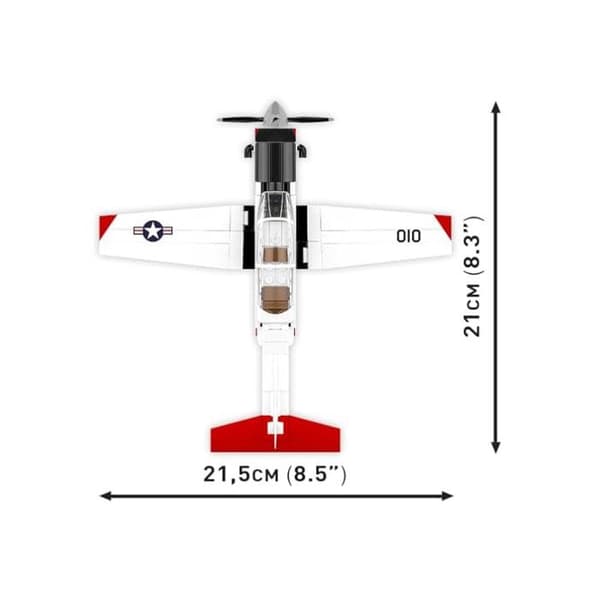 Model - COBI - Beechcraft T-6 Texan II - Rose - Skala 1:48 - 197 dele Ros