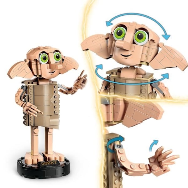 LEGO® Harry Potter 76421 Dobby the House Elf, figurlegetøj, gave Flerfärgad