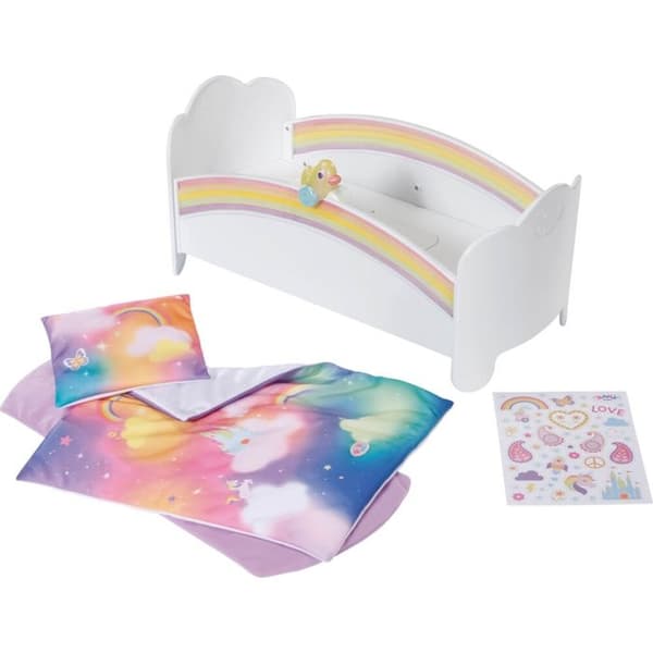 Baby born Rainbow säng för docka Ros