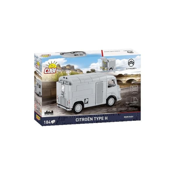Byggesæt - COBI - CITROËN TYPE H - Hvid - 306 g - Miniature replika Vit