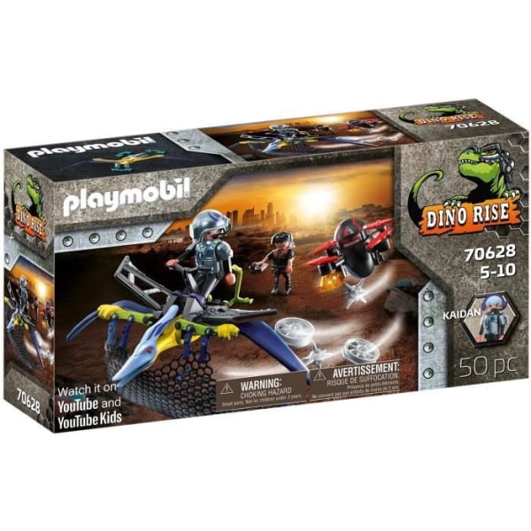 PLAYMOBIL - 70628 - Dino Rise - Pteranodon og drone Flerfärgad