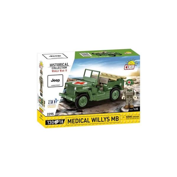 "Köretöj - COBI - Willys MB - Grön - Plast - Byggs själv"