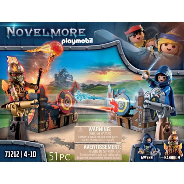 PLAYMOBIL - 71212 - Novelmore - Duel Knight Novelmore og Burnham Raider Flerfärgad