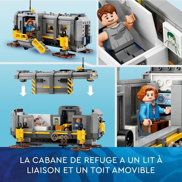 LEGO Avatar 75573 De flydende bjerge: Sektor 26 og Samson RDA, legetøj, minifigurer Flerfärgad