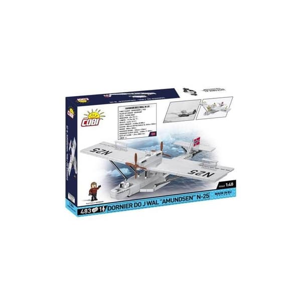 Rakennusleikki - COBI - DORNIER Do J Wal Amundsen N-25 - Harmaa - 0,4 - Väri Harmaa Grå
