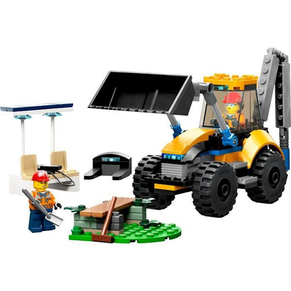 LEGO® City 60385 Bygggrävmaskin, Leksaksbyggnadsmaskin, Pojkar och Flickor 5 år Vit