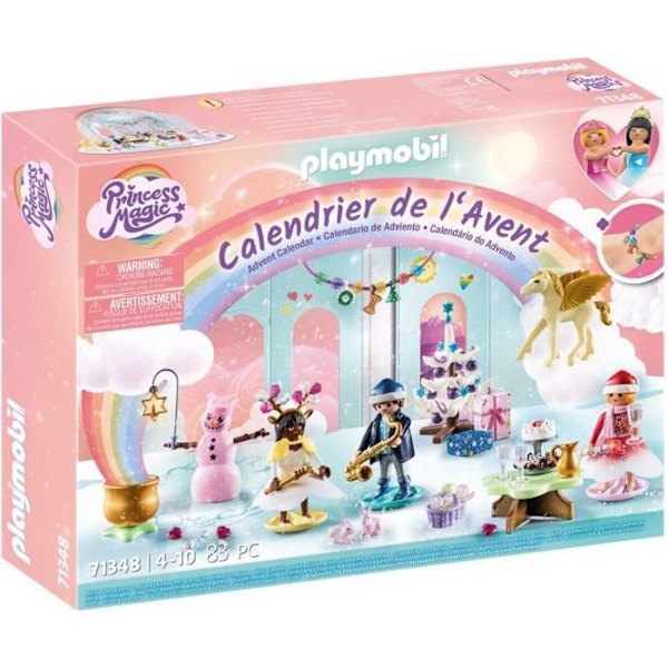 PLAYMOBIL Adventtikalenteri - Sateenkaari - Joulun taika - 24 laatikkoa auki Flerfärgad