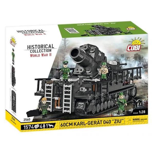 COBI 2560 - 60CM KARL-GERAT 040 ZIU Grå och vit