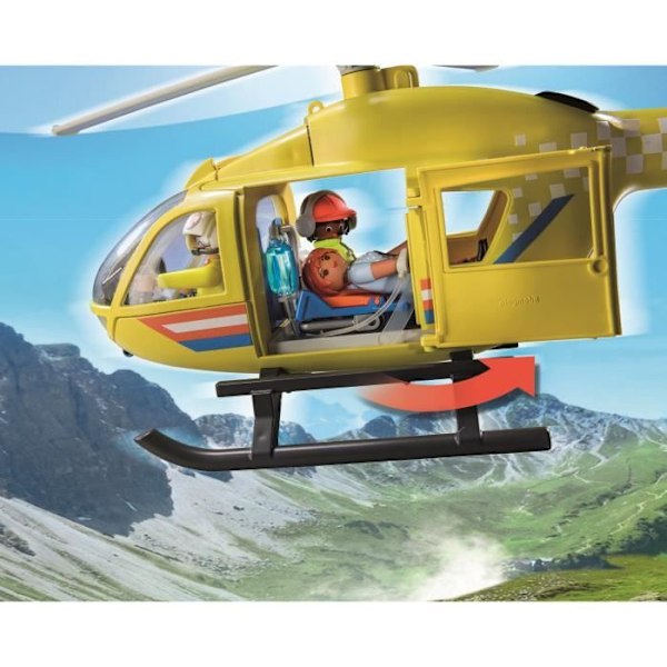 PLAYMOBIL 71203 Rescue Helicopter, Figur, City Action Rescuers Flerfärgad