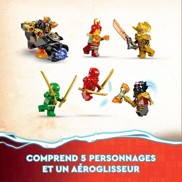 LEGO® NINJAGO 71793 Värmeböljans transformerande lavadrake, drakleksak med minifigurer Flerfärgad