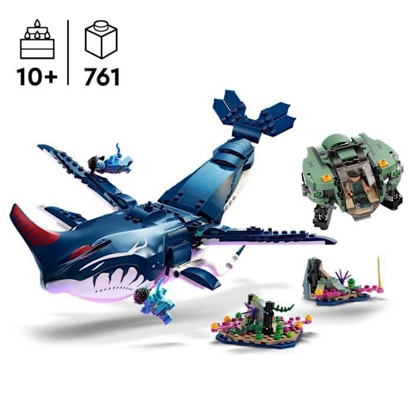 LEGO® Avatar 75579 Payakan the Tulkun och Crabsuit, Leksak med djurfigur, The Way of Water Vit