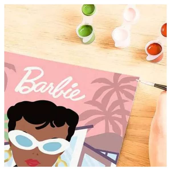 Måla efter nummer - RAVENSBURGER - CreArt - Barbie 1959 - 24x30 cm - Vuxen Gul // Beige
