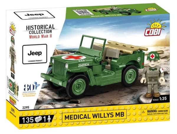 Køretøj - COBI - Willys MB - Grøn - Plastik - At samle selv