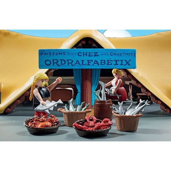 PLAYMOBIL 71266 Asterix Ordralfabetix Hytte, Asterix Landsby, Samleobjekt, Fra 5 år Flerfärgad