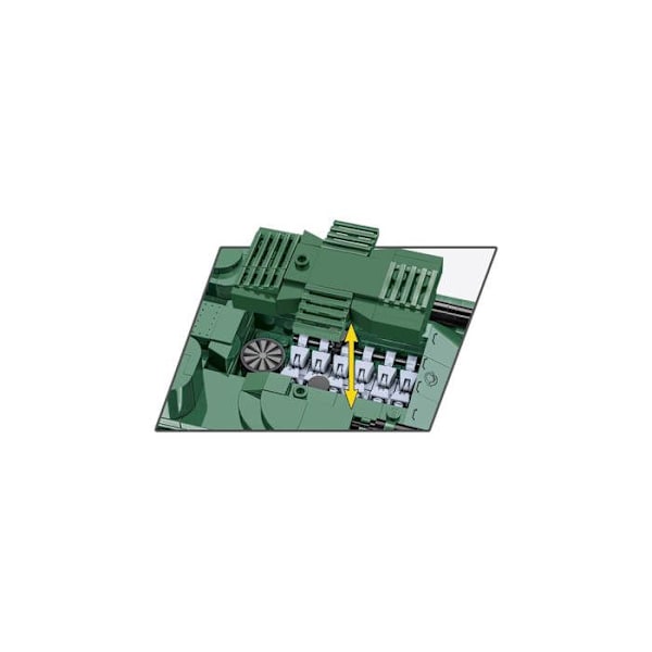 Modelsæt - COBI - 2990 - VICKERS A1E1 INDEPENDENT - Plast - Til at samle selv - Grøn