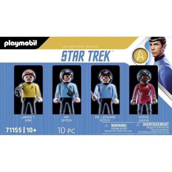 PLAYMOBIL - 71155 - Star Trek Team - Figurer och tillbehör för fans av serien