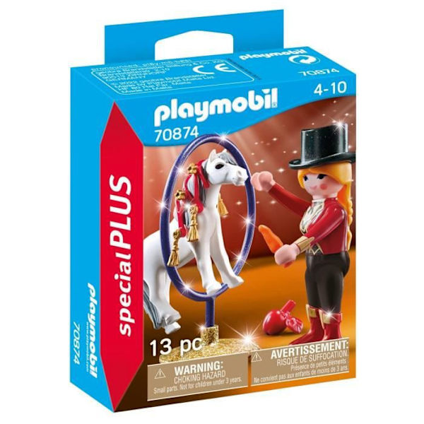 PLAYMOBIL - 70874 - Taiteilija ponin kanssa - Special Plus -hahmo - Asusteet - Lasten lelu Flerfärgad