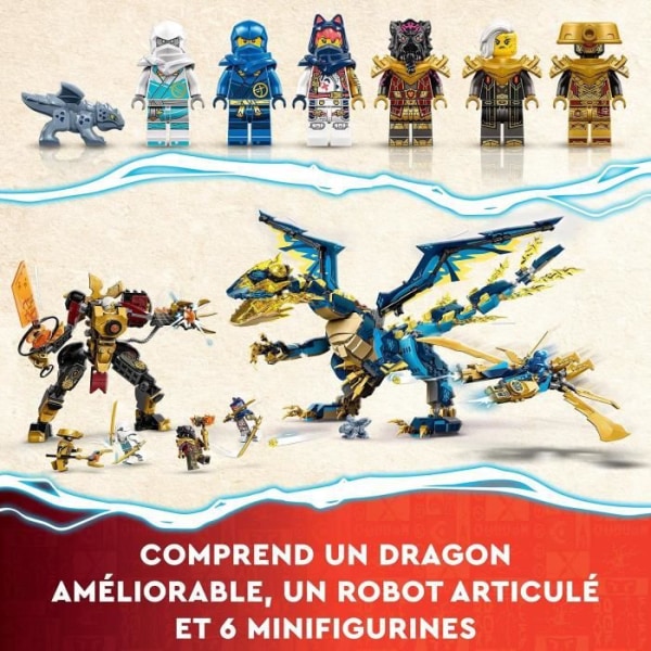 LEGO® NINJAGO 71796 Elemental Dragon vs. Empress Mech, stor leksak