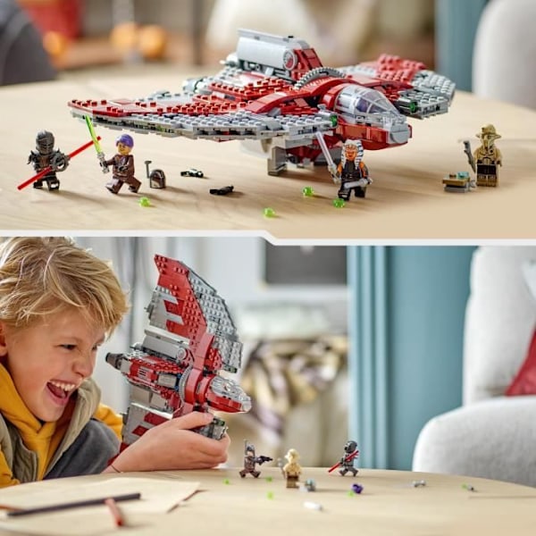 LEGO® Star Wars Ahsoka Tano's T-6 Shuttle 75362 - Stud Launcher Ship - 4 karaktärer