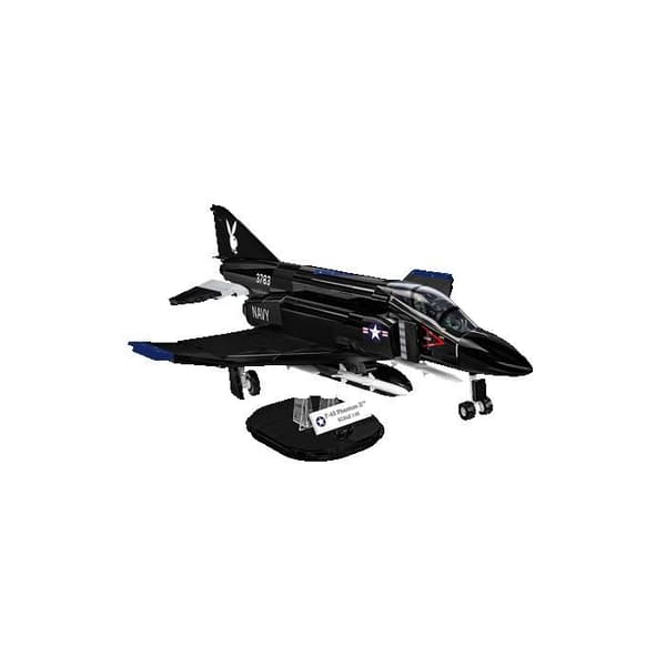 Bygnespil - COBI - F-4S Phantom II - Sort - 608 elementer - 1:48 Svart