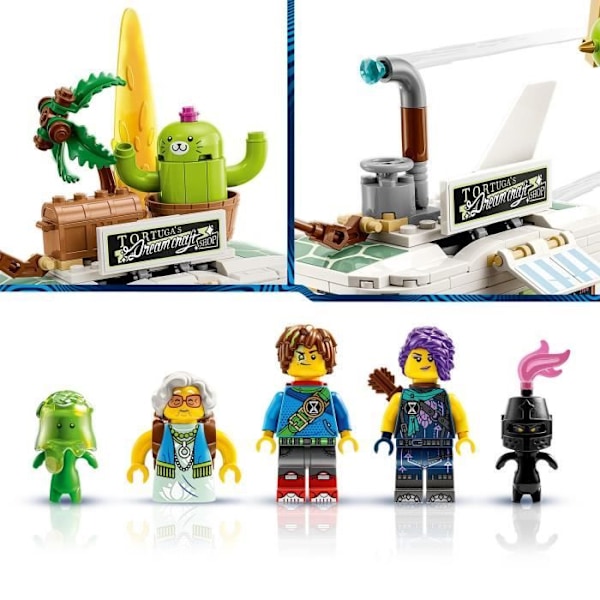 LEGO® DREAMZzz 71456 Mrs. Castillos Turtle Van, 2-i-1 husbilsleksak, med Mateo och Zoey Flerfärgad