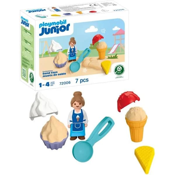 Byggesæt Playmobil - PLAYMOBIL - 72006 - Strandkit Bager - Blå - 6+ år Blå