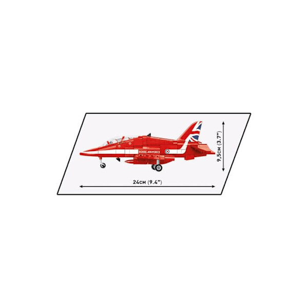 COBI 5844 - Bae HAWK T1 RØDE PILE röd och vit
