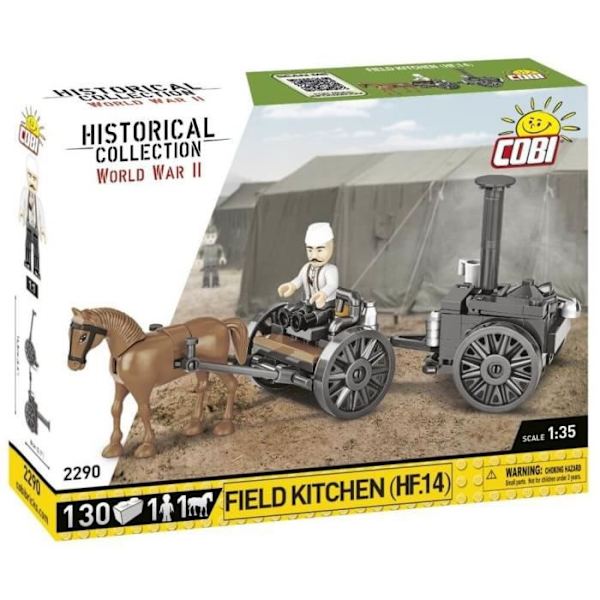 Byggsats - COBI - 2290 - Lantkök - Plast - Att montera själv