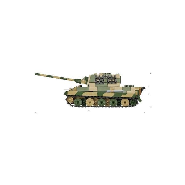 Byggset - COBI - Panzerjäger Tiger Ausf.B - Skala 1:48 - 528 delar - Grön