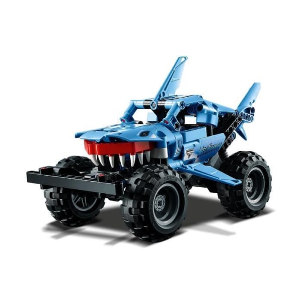 LEGO® 42134 Technic Monster Jam Megalodon, leksaksbil för barn +7 år 2 i 1 lastbil och lågracer Lusca Pull-Back