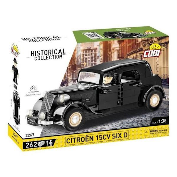 Mallisarja - COBI - 2267 - CITROEN 15CV SIX D - Muovi - Sisustus - Aikuinen