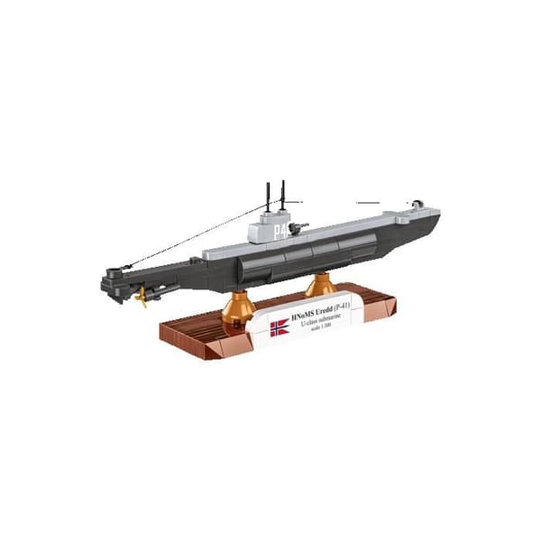 COBI 4861 - HNoMS UREDD (P41) U-CLASS ALUS - HARMAA - RAKENNUSSETTI
