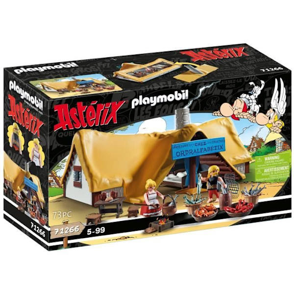 PLAYMOBIL 71266 Asterix Ordralfabetix Hytte, Asterix Landsby, Samleobjekt, Fra 5 år Flerfärgad