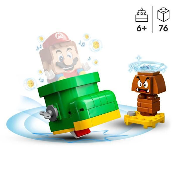 LEGO Super Mario 71404 Goombas skoexpansionsset, byggleksak Flerfärgad