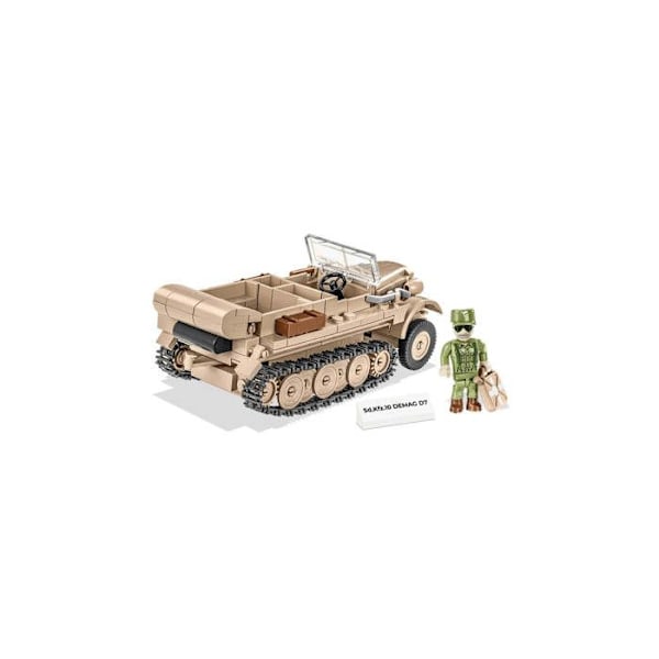 Malli - COBI - 2273 - Sd. Kfz. 10 DEMAG D7 - Muovi - Harmaa - Alkaen 6 vuotta