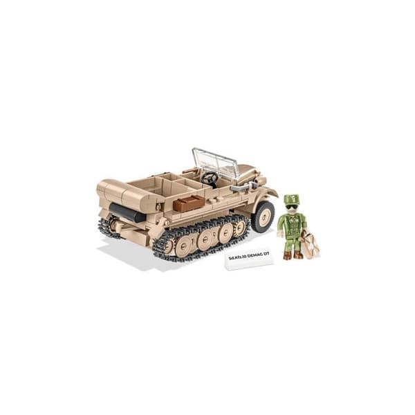 Model - COBI - 2273 - Sd. Kfz. 10 DEMAG D7 - Plast - Grå - Fra 6 år