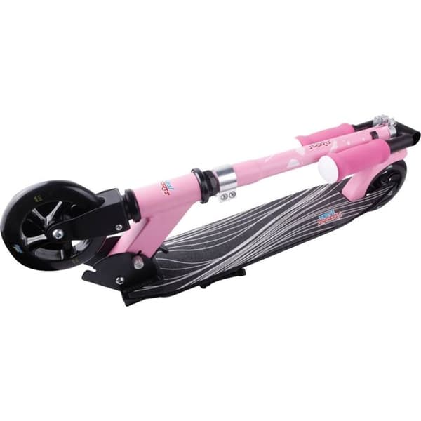 Trottinette NSP rosa/hvid 125mm Rosa, Vit