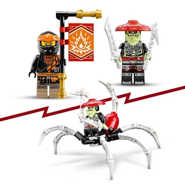 LEGO® NINJAGO 71782 Coles Jorddrage – Evolution, legetøj med 2 minifigurer Vit