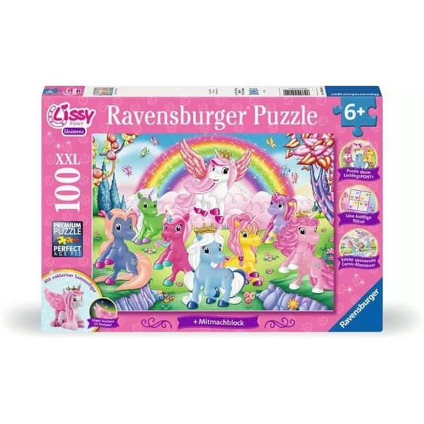 Puzzle - Ravensburger Lissy Pony - Dyr - Multicolor - 3 år og op