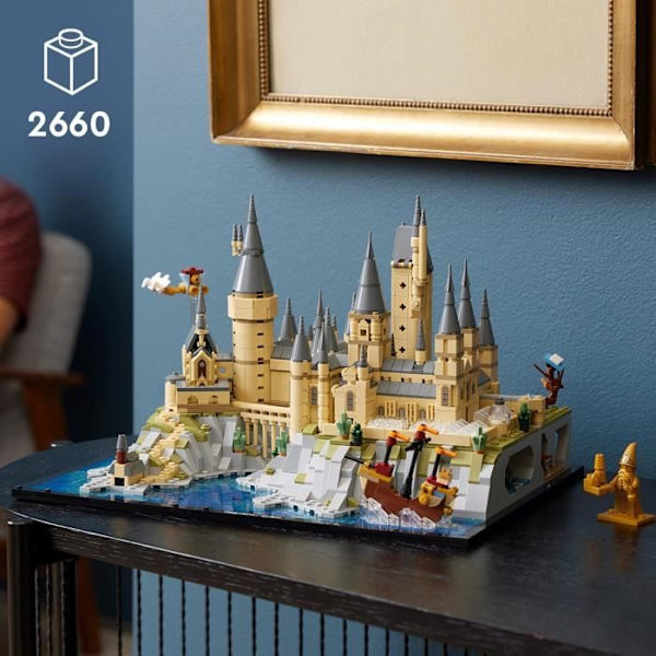 LEGO® Harry Potter 76419 Hogwarts slot og grunde, bygbart modelsæt til voksne, inklusive ikoniske steder Flerfärgad