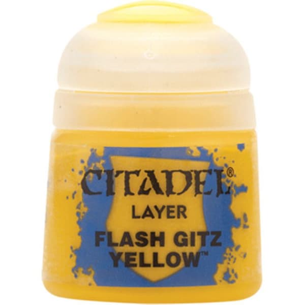 Maalaus - GAMES WORKSHOP - Citadel-Layer Flash - Keltainen - 12 ml - Metallinen gul