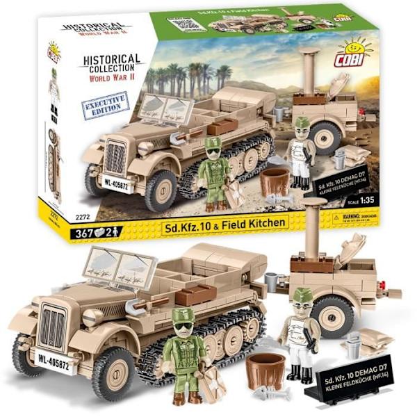 Artilleritraktor - Cobi - Sd.Kfz 10 - 367 dele - 1:35 - Tysk felkøkken